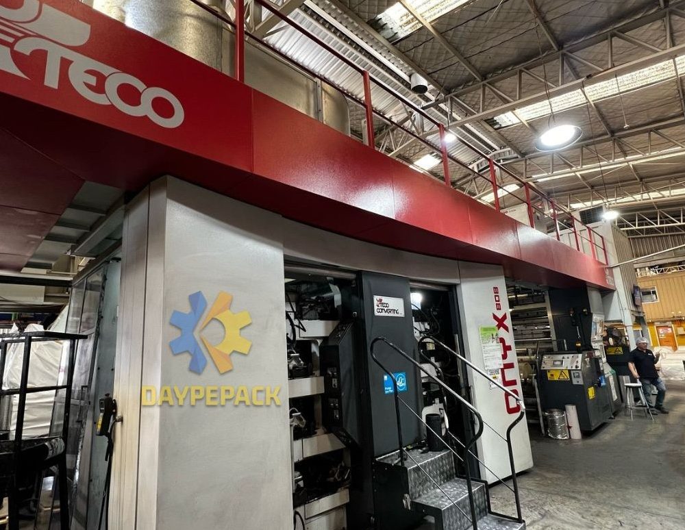 Impresora Flexográfica UTECO ONYX 808 Gearless de 8 Colores – Año 2014