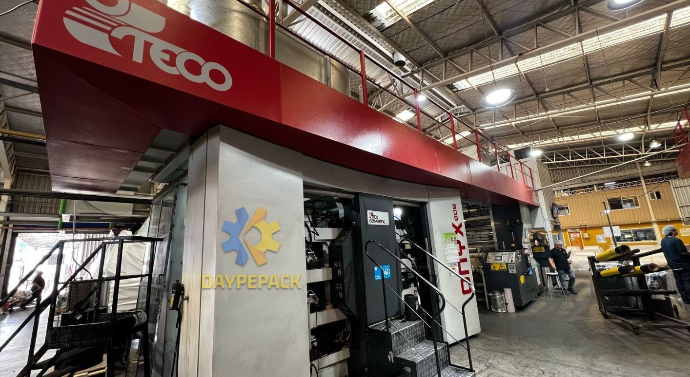 Impresora Flexográfica UTECO ONYX 808 Gearless de 8 Colores – Año 2014